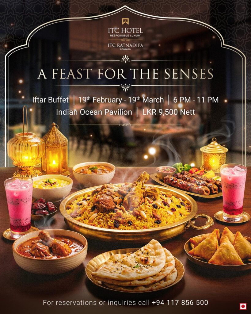 itc ratnadipa, colombo iftar